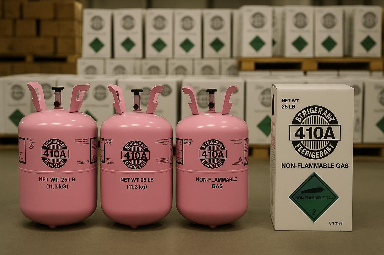 R-410A Réfrigérant - Bouteille de 25 lb (11,3 kg)