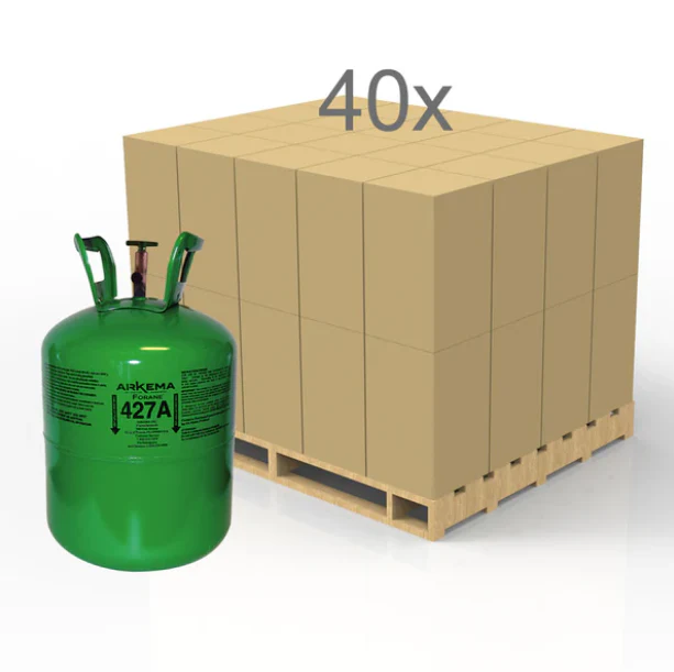 R-427A Réfrigérant – Bouteille de 25 lb (11,3 kg)