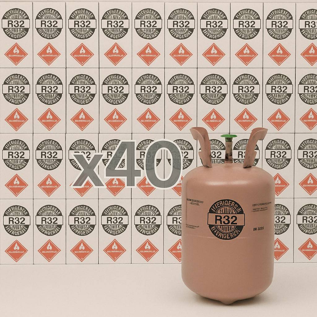 R-32 Réfrigérant - Bouteille de 20 lb (9,07 kg)