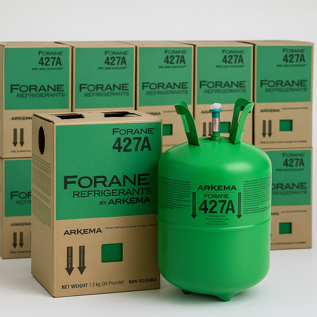 R-427A Réfrigérant – Bouteille de 25 lb (11,3 kg)