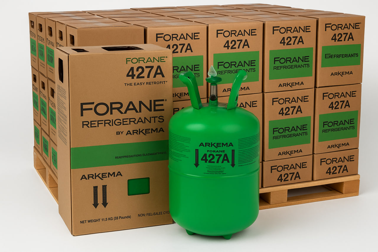 R-427A Réfrigérant – Bouteille de 25 lb (11,3 kg)