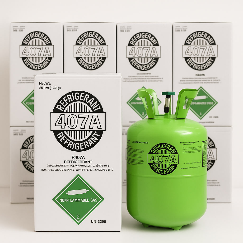 R-407A Réfrigérant – Bouteille de 25 lb (11,3 kg)