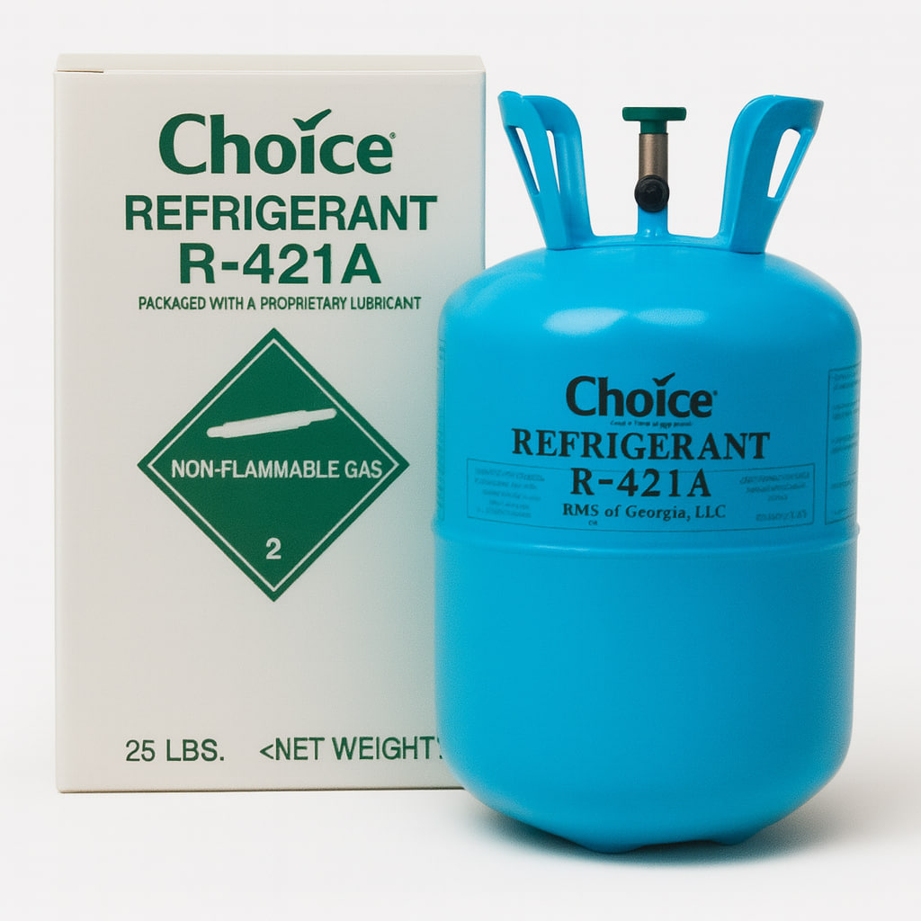 R-421A Réfrigérant – Bouteille de 25 lb (11,3 kg)
