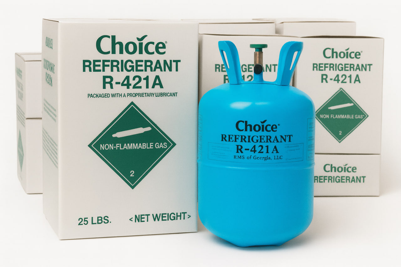 R-421A Réfrigérant – Bouteille de 25 lb (11,3 kg)