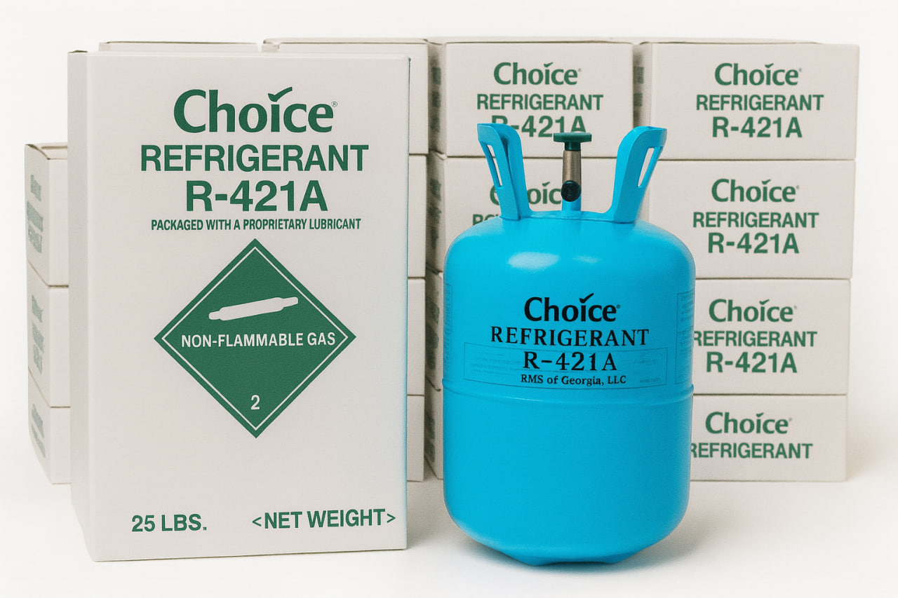 R-421A Réfrigérant – Bouteille de 25 lb (11,3 kg)