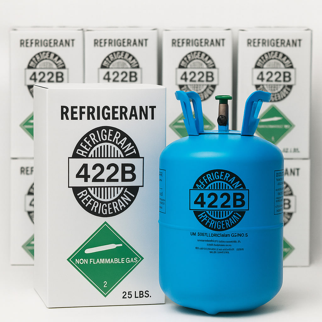 R-422B (NU-22) Réfrigérant – Bouteille de 25 lb (11,3 kg)