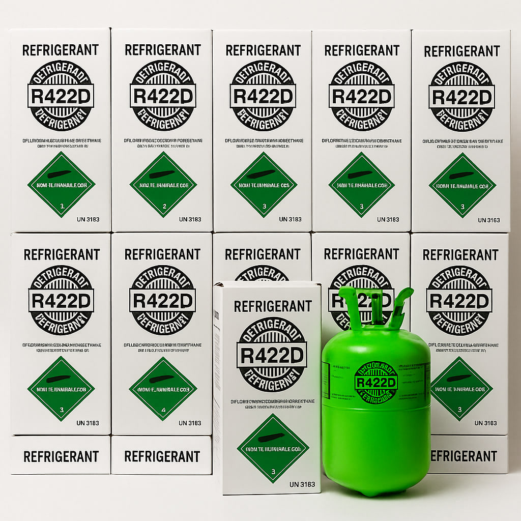 R-422D (MO29) Réfrigérant – Bouteille de 25 lb (11,3 kg)