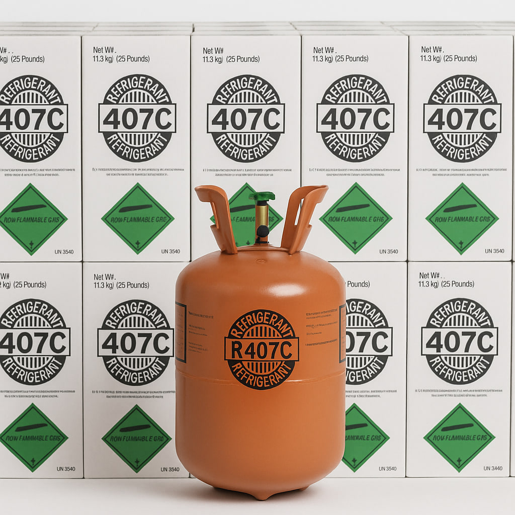 Réfrigérant R407C – 11,3 kg (25 Lbs)