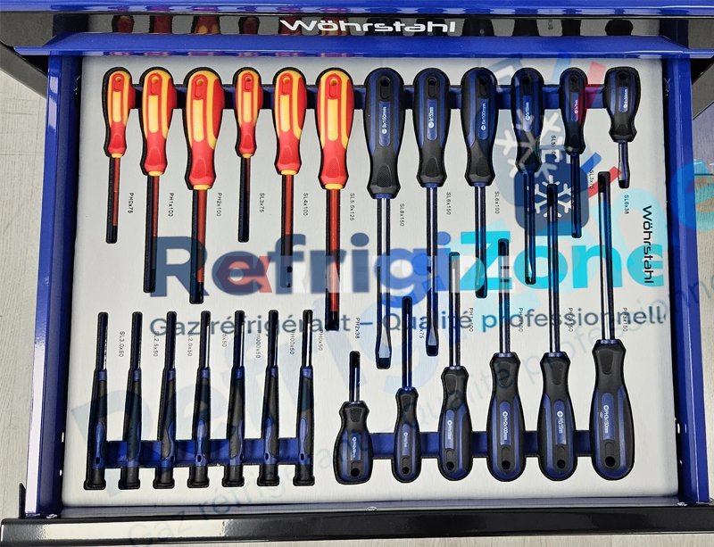 Servante d’atelier professionnelle XXXL 7 tiroirs Blueline